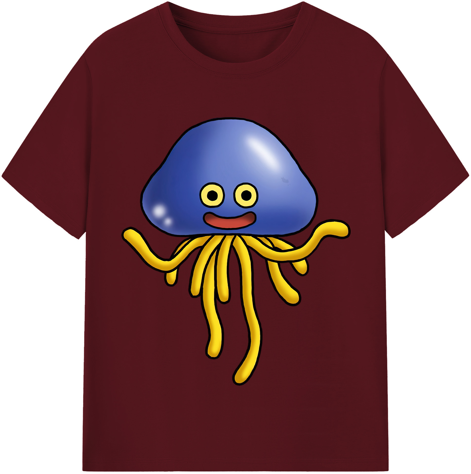 （画像用） ドラゴンクエスト Doragon Kuesuto Dragon Quest 綿100％半袖Tシャツ（フロントプリント）